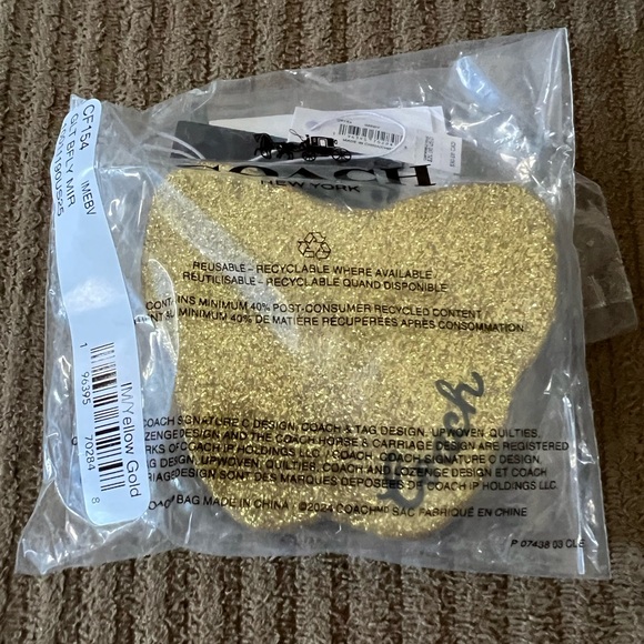 Coach Glitter Butterfly Compact Mirror nwt in packaging - Picture 2 of 3